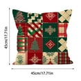 thumbnail image 3 of Dmlowu Christmas Pillow Covers for Couch, Thickened Christmas Pillow Covers 18x18, Comfortable Christmas Throw Pillows Covers for Holiday Party Christmas Decorations, 3 of 8