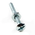 thumbnail image 6 of (6 pack) Hillman Machine Screws w/ Nuts #8 x 1", Steel, Zinc, Interior Truss Head, Silver, 13 sets, 6 of 9