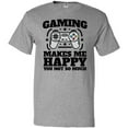 thumbnail image 3 of Inktastic Gaming Makes Me Happy T-Shirt, 3 of 5