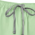 thumbnail image 5 of HKYNLAG Scrub Sets for Woman Solid Color V-Neck Short Sleeve Long Pants Nurse Uniform with Pock Mint Green L, 5 of 6