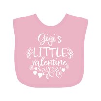 Inktastic Gigi's Little Valentine Boys or Girls Baby Bib