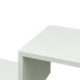 thumbnail image 6 of Double L-Shaped Tv Stand，Display Shelf,Bookcase For Home Furniture,White, 6 of 9