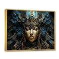 thumbnail image 2 of Designart "Dream Woman Egypt Pharaohs painting II" Egypt Floater Framed Canvas Wall Art, 2 of 7