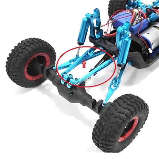 Varillaje de enlace trasero RC Hugo Azul 1/12 coche RC Wltoys 12428-A B 12423