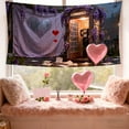 thumbnail image 6 of HomeDM Valentine's Day Backdrop 70.8"x43.3" Love Heart Birthday Tapestry for Photography Wedding Anniversary Wall Door Hanging Banner Decorations, 6 of 6