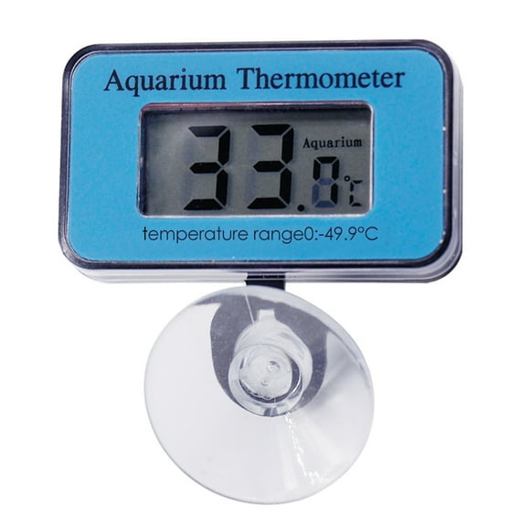 Peggybuy LCD Digital Fish Tank Aquarium Suction Submersible Thermometer Temp Meter