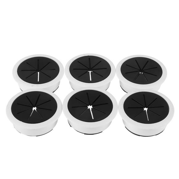 Phenofice 6Ud Protector De Orificio Para Cables Escritorio ABS Simple Y Práctico Color Surtido