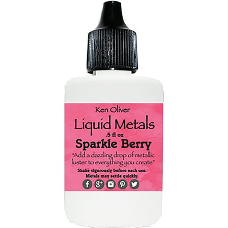 Ken Oliver Liquid Metals .5fl oz-Sparkle Berry
