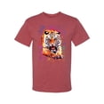 thumbnail image 2 of Wild Bobby, Tiger Growling Colorful Trippy Tie Dye Animal Lover Men's Graphic T-Shirt, Vintage Heather Red, Medium, 2 of 3