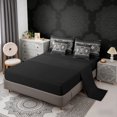 thumbnail image 5 of Erosebridal Bohemian Aztec Twin Bedding Sets, Gray Black Aesthetic Bedding Comforter Set, Black Reversible 7 Pieces, 5 of 6