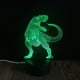 thumbnail image 2 of Lámpara de mesa táctil USB con diseño de dinosaurio 3D con luz nocturna y base negra, 2 of 5