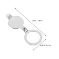 thumbnail image 2 of OULII 8Pcs Round Door Peephole Covers Copper Silver Privacy Protection For Renters, 2 of 8