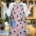 thumbnail image 6 of Cartoon Unicorn Star Camouflage Apron-Garden Aprons for Women with Pockets-Cotton Linen Waterproof Kitchen Cooking Gardening Aprons Adjustable for Kitchen,Cooking,BBQ and Salon 33x27 Inch, 6 of 7