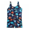 thumbnail image 5 of GYRATEDREAM Baby Toddler Girls Boys Float Suit One Piece Rashguard Cartoon Dinosaur Buoyancy Swimsuit 2-9 Years, 5 of 8