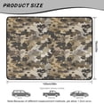 thumbnail image 7 of COEQINE Universal Car Trunk Liner for Dogs, All Weather SUV Cargo Mat Non-Slip Backing Trunk Protector Mat Fits Most Cars, SUVs & Trucks, Brown Gray Camo Camouflage, 7 of 7