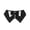 Black, variant on Formal Dog Tuxedo Bandana, 1 PCS Dog Tuxedo Cotton Bandana Dog Wedding Collar with Bow Tie and Neck Tie for Dogs, Black L