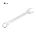 thumbnail image 3 of Uxcell Thin 6-Point Combination Wrench, Metric Mirror-Chrome Plated High Carbon Steel, 17mm, 2 Pack, 3 of 5