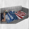 thumbnail image 6 of 4th of July Soft Flannel Fleece Blanket, Digital Composition of Independence Day Themed Stars Stripes Patriotic Design, Cozy Plush for Indoor and Outdoor Use, 70" x 90", Multicolor, by Ambesonne, 6 of 6