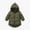 Army Green, variant on Mwjwdo Baby Winter Coats Toddler Cute Hooded Jackets Cotton Warm Lined Puffer Outerwear Baby Boys Girls Windproof Thick Clothes Army Green 4 Years