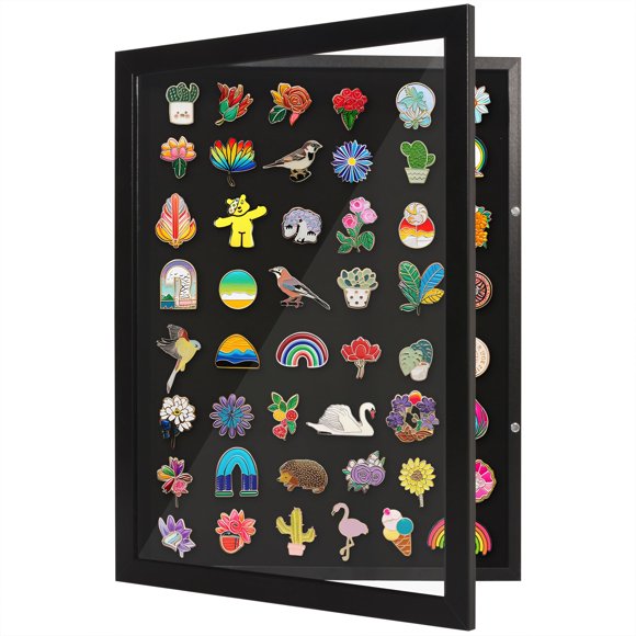 Vitrina para pins Americanflat 36 x 46 cm negra para decoración de pared
