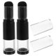 thumbnail image 3 of 2pcs Makeup Brushes Foundation Brush Travel Blush Brush with Refillable Bottle Jar, 3 of 4
