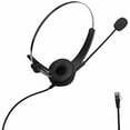 thumbnail image 1 of Hands-Free Kit For Call Centers, Corded 4-Pole Rj9 Crystal Headset, Headphones With Microphone For Telephone Sales, Telephone Advice, Insurance, Banks, Telecom Operators, 1 of 4
