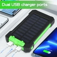 thumbnail image 2 of 50000mAh LED Dual USB Portable Charger Solar Power Bank For Cell Phone , Pad, Android, Camera, 2 of 7