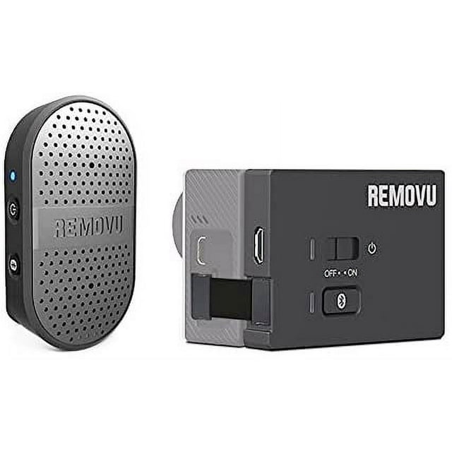 REMOVU RM-M1+A1 Microphone Sans Fil et Récepteur pour GoPro HERO4, HERO3+ & HERO3