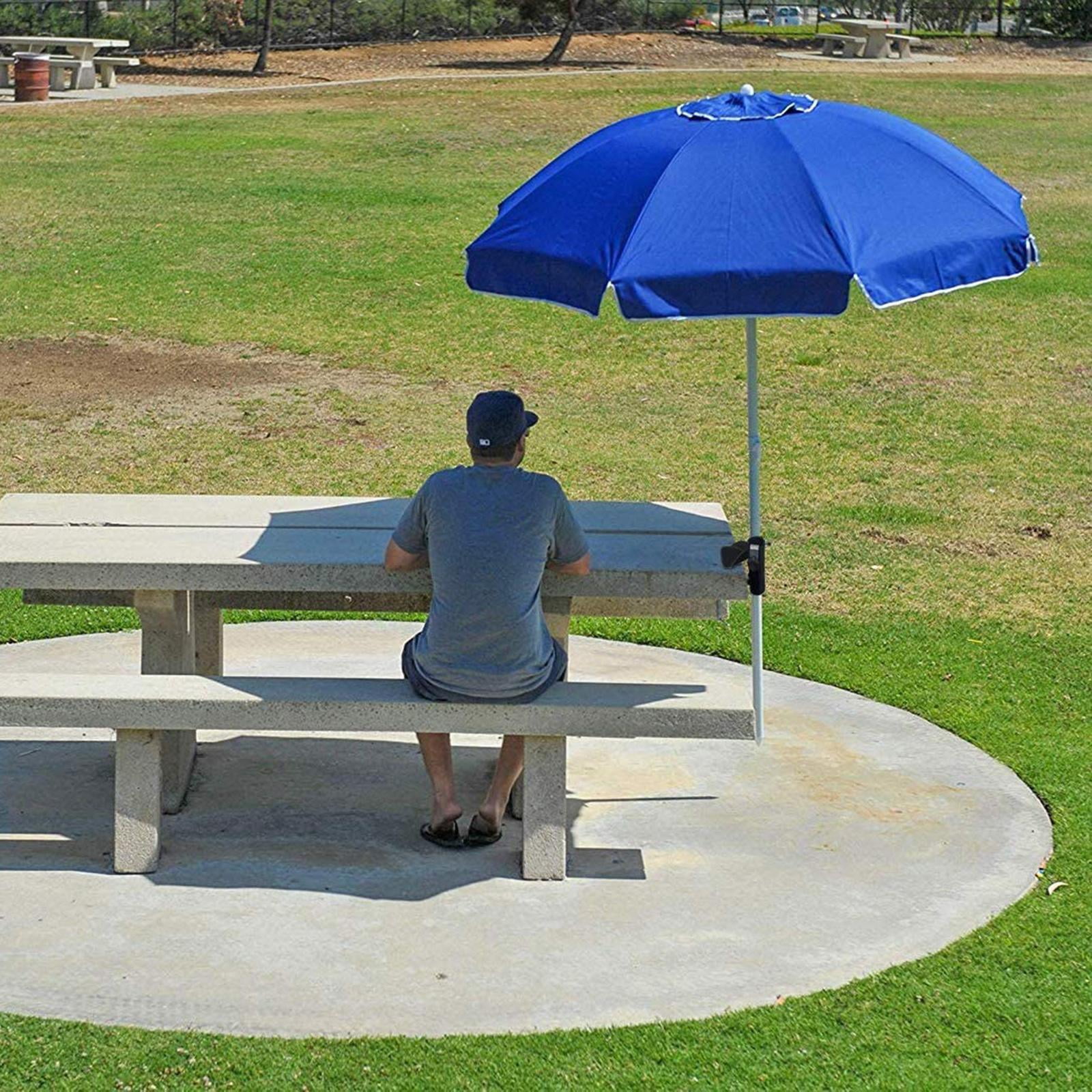 Umbrella Base YZZHAJ Beach Patio Umbrella Clamp Outdoor Umbrella