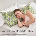 thumbnail image 5 of Green Botanical Body Pillow Covers 20"x54", Spring Floral Summer Botanical Rustic Soft Brushed Microfiber Breathable Throw Pillow Covers, Pillowcase with Zipper for Couch Sofa Bedroom Living Room, 5 of 9