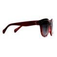 thumbnail image 5 of Bi-Focal Sun Readers Oversize Round Audrey Hepburn Sunglasses Matte Black Demi Burgundy - 1.75 / Burgundy, 5 of 7