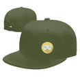 thumbnail image 4 of DouZhe Flat Brim Cap Snapback Hat, Gaming Console Gamer Imprime Casquette de Baseball Adulte Vert Réglable, 4 of 6