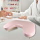 thumbnail image 5 of Reposabrazos ergonómico en forma de U para manicura, portátil, ligero y multifuncional, con cómoda base de madera y superficie de PU. Rosa, 5 of 9