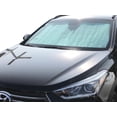 thumbnail image 2 of HeatShield, The Original Windshield Sun Shade, Custom-Fit for Hyundai Santa Fe SUV w/ Sensor 2017, 2018, Silver Series, 2 of 4