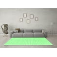 thumbnail image 3 of Ahgly Company Indoor Rectangle Solid Emerald Green Modern Area Rugs, 4' x 6', 3 of 4