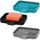 thumbnail image 1 of 3 Pieces Set Of High Quality Soap Tray, Soap Tray For Soap, Easy To Clean, Soft Silicone Soap Holder, Self-draining Soap Tray For Shower, Bathroom, Ki, 1 of 4