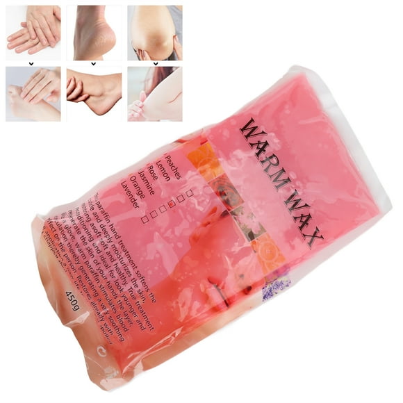 Paraffin Wax Refills, Deeply Moisturising Safe Harmless Wide Application Hand Wax Pain Relieving for Hands for Feet for Faces Rose