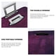 thumbnail image 3 of Fotbe Black Dark Blue Purple Funda Protectora para Equipaje, Antirrayones y Resistente a la Suciedad, Compatible con Maletas de 18 a 32 Pulgadas-Large, 3 of 7