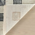 thumbnail image 3 of nuLOOM Virelle Modern Checkered Area Rug, 2' 8" x 8', Runner, Virelle Beige, 3 of 7