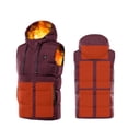 thumbnail image 1 of WEIYLL Womens Fleece Jackets Area 7 Heated Outdoor Riding Skiing Fishing Via Heated Wine Cold Weather Tops Size 6XL, 1 of 3