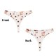 thumbnail image 3 of Fotbe Milk Tea4 Tanga Sin Costuras para Mujer con Estampado – Panties Invisibles, Transpirables y Cómodos para Uso Diario-X-Large, 3 of 6