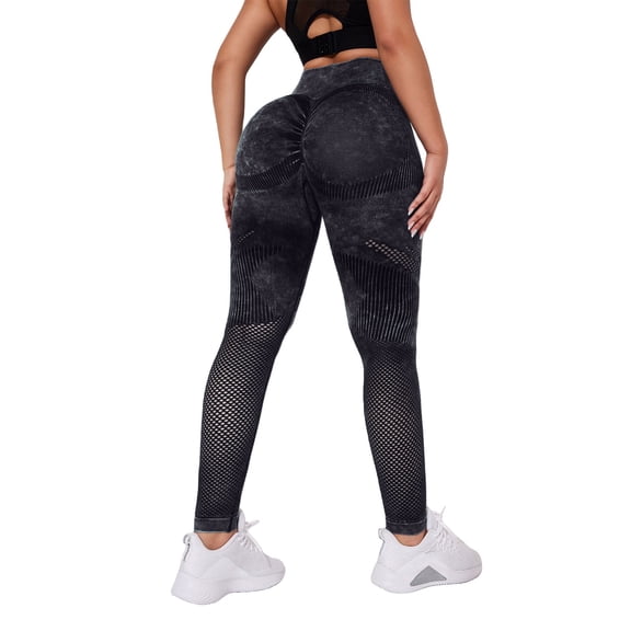 Soyumi Cellulite 3D Leggings Womens, Butt Lifting Resistance Compression Leggings Tummy Control High Waisted Shapewear Tights Stretchy Gym Workout Yoga Pants Going Out Trousers Black