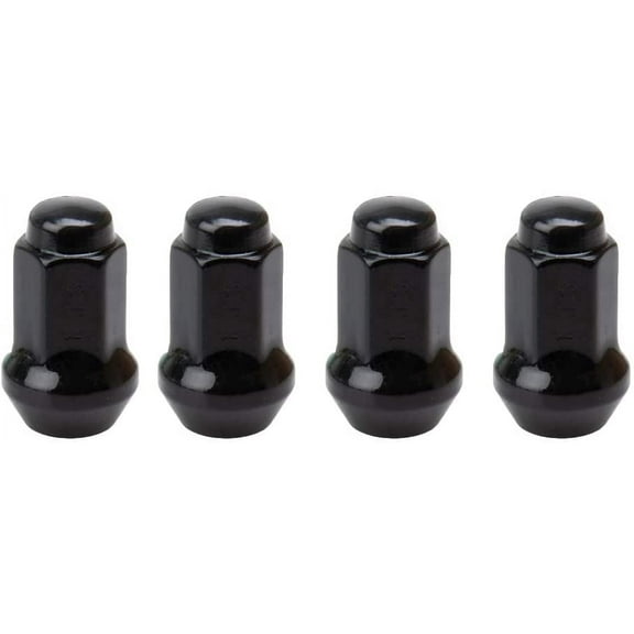 Tapered Lug Nut 10mm X 1.25mm Thread Pitch W/14mm Head Black (4 Pack) Compatible With Tracker 300 2020