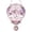 type5, variant on Hot Air Balloon Hanging Ornament, Stained Acrylic Style, Multicolor Mosaic Design, 7.87 Inch for Indoor Outdoor Garden Decor