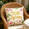 thumbnail image 5 of Darzheoy Floral Pattern Pillow Covers Set, Vintage Breathable Decorative Microfiber Pillow Covers, 2 Pack Pillowcase, Soft Throw Cushion Cover for Living Room, Bedroom, Car, Home, Office, 5 of 7