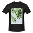 thumbnail image 4 of Bingfone Watercolor Green Leaves Men'S Loose Fit Short-Sleeve Pocket T-Shirt, 4 of 7