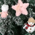 thumbnail image 3 of Árbol de Navidad Decoraciones navideñas Colgante de muñeco de nieve Árbol de Navidad festivo Colgante de estrella navideña Muñeca sin rostro Bota de búho Adornos navideños de muñeco de nieve, 3 of 3