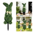 thumbnail image 1 of Creatine Easter Bunny Card Holder With Decorative Bow For Party And Festive Celebrations, 1 of 8