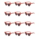 thumbnail image 1 of Gafas de Sol PLULON Rojas Vintage en Forma de Corazón para Mujer x12, 1 of 6