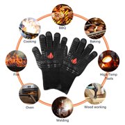 Log Burner Fire Heat Proof Resistant Glove Wood Coal Stove Fireplace Pit